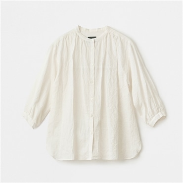 [ガーデンストーリー]シャンブレーキャッチワッシャーブラウス ASOF24 アイボリー M-L(フリーサイズ)