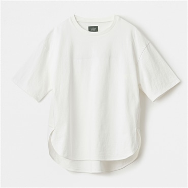 [ガーデンストーリー]アメリカンドライ天竺ラウンドヘムＴシャツ ASOF26 アイボリー M-L(フリーサイズ)