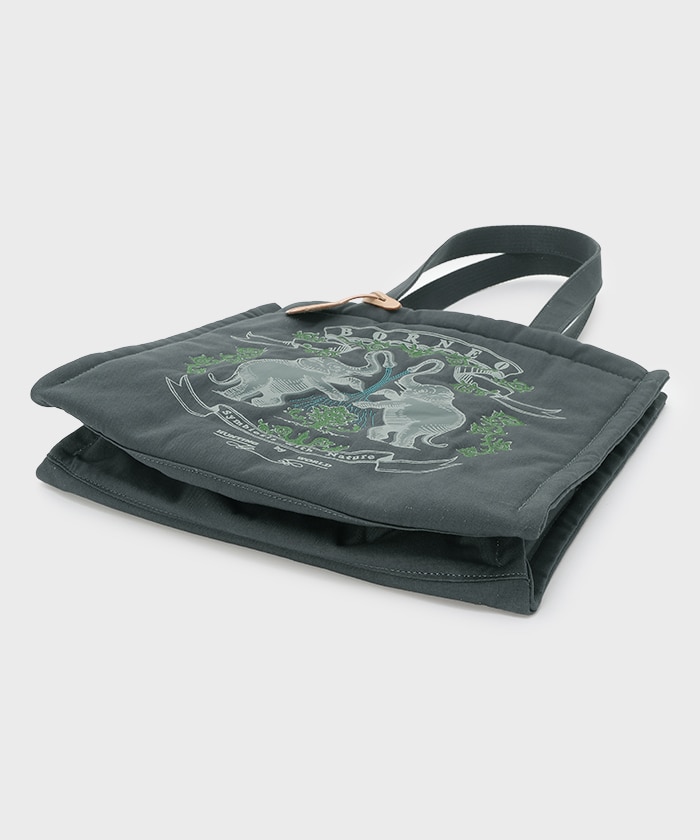 美品 HUNTING WORLD ボルネオチャリティー メンズ 象 トート HUNTING WORLD] ボルネオチャリティー[トートバッグM 7842BNO