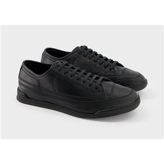 COURT (コート) 0523 ラバーソール BLACK NATURAL CALF 050