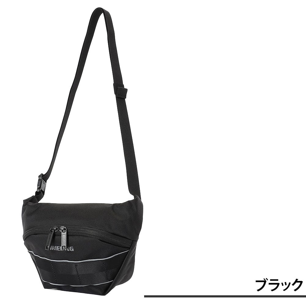 ブリーフィング バッグ ショルダーバッグ 斜め掛け ミニ A6 BRIEFING MFC クロスボディバッグ Sサイズ BRA253L40 メンズ ブラック -010 ブラック