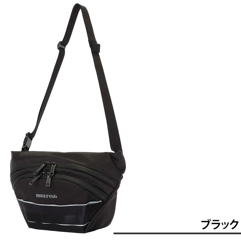 ブリーフィング バッグ ショルダーバッグ 斜め掛け ミニ B6 BRIEFING MFC クロスボディバッグ Mサイズ BRA253L41 メンズ ブラック -010 ブラック