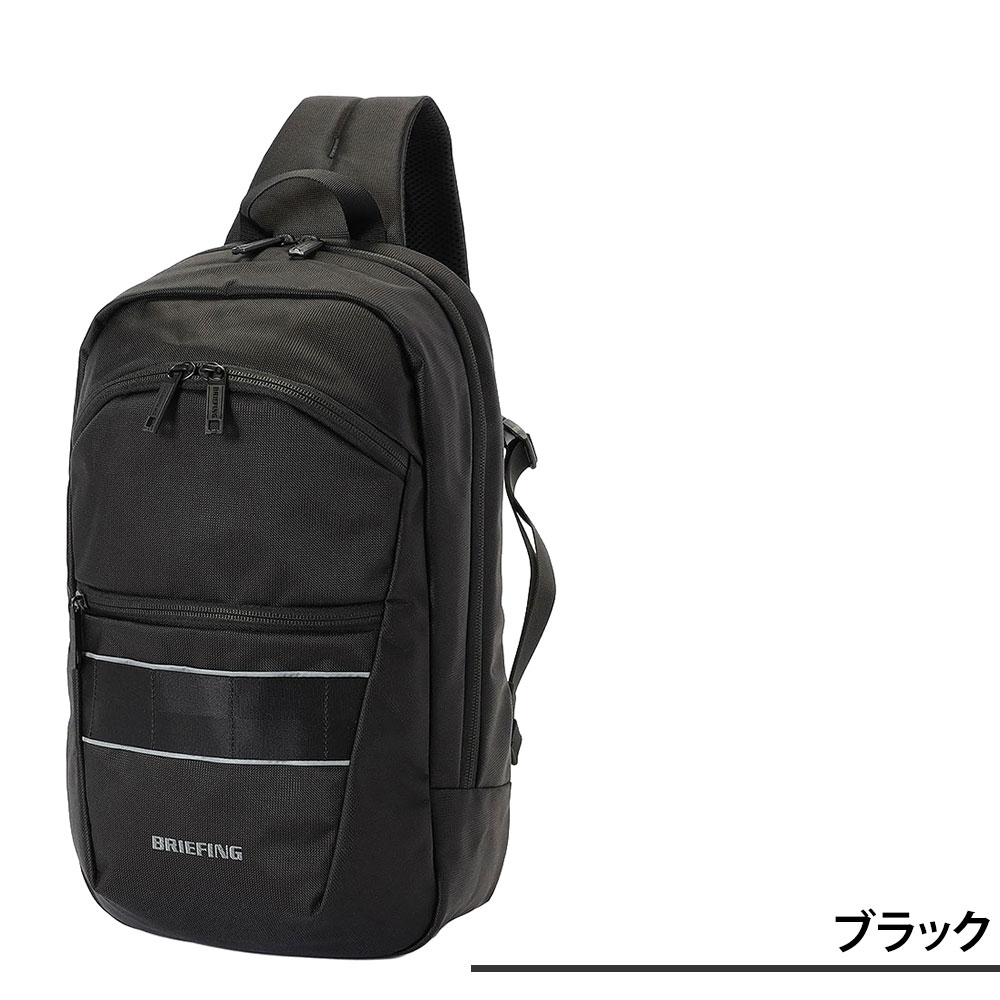 ブリーフィング バッグ ボディバッグ ワンショルダー 斜め掛け ミニ B5 7.5L BRIEFING MFC スリング BRA253L44 メンズ ブラック -010 ブラック