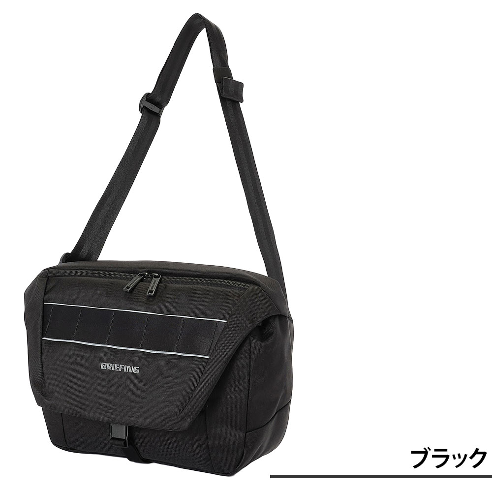 ブリーフィング バッグ ショルダーバッグ 斜め掛け A4対応 7L BRIEFING MFC メッセンジャー Sサイズ BRA253L45 メンズ ブラック -010 ブラック