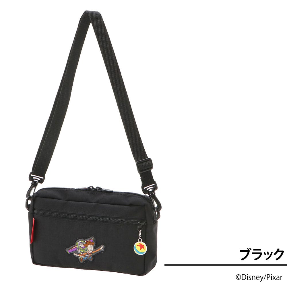 マンハッタンポーテージ ディズニー ピクサー トイ・ストーリー ショルダーバッグ 斜め掛け ジョガー(L) JPN VER2 MP1404L2TOY ブラック -1000 ブラック