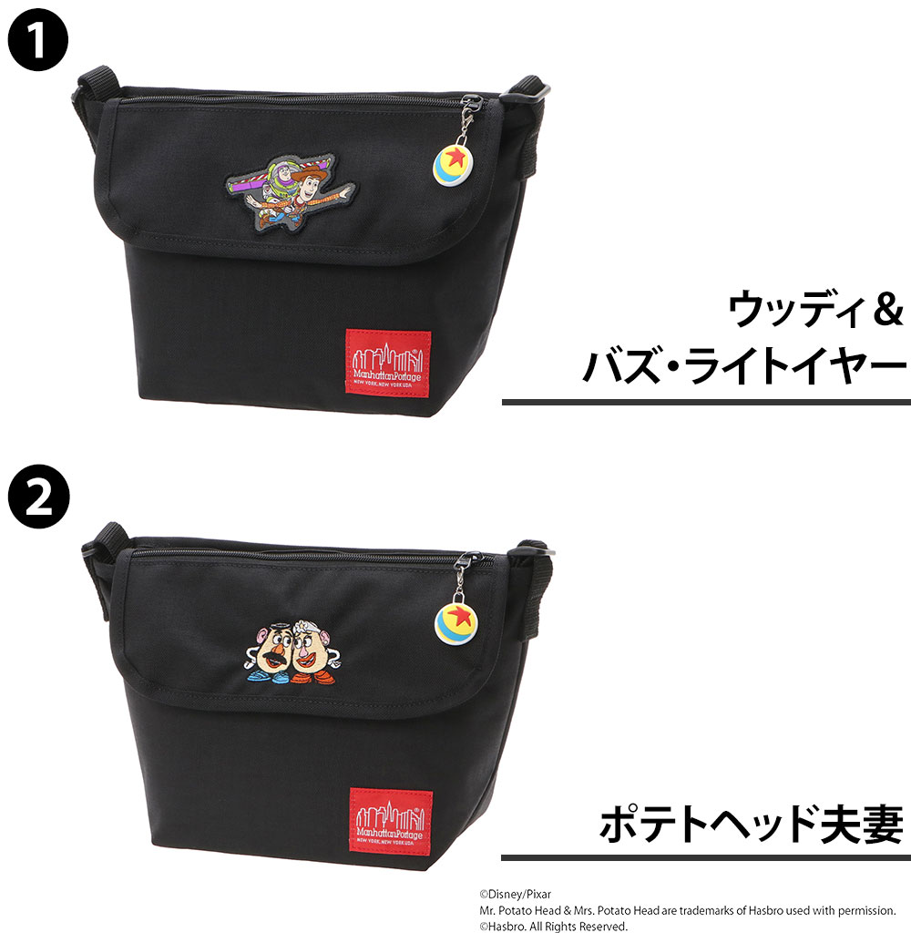 マンハッタンポーテージ ディズニー ピクサー トイ・ストーリー ナイロンメッセンジャーバッグ(XS) MP1603FZPMGNTTOYWBZ 1.ウッディ&バズ・ライトイヤー -wbz 1.ウッディ&バズ・ライトイヤー