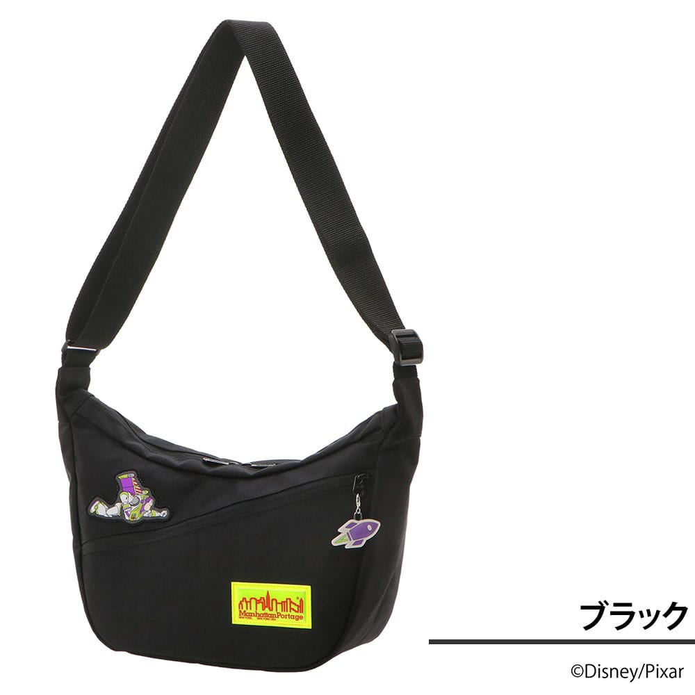 マンハッタンポーテージ ディズニー ピクサー トイ・ストーリー 斜め掛け デュエットショルダーバッグ MP2409TOY ブラック -1000 ブラック