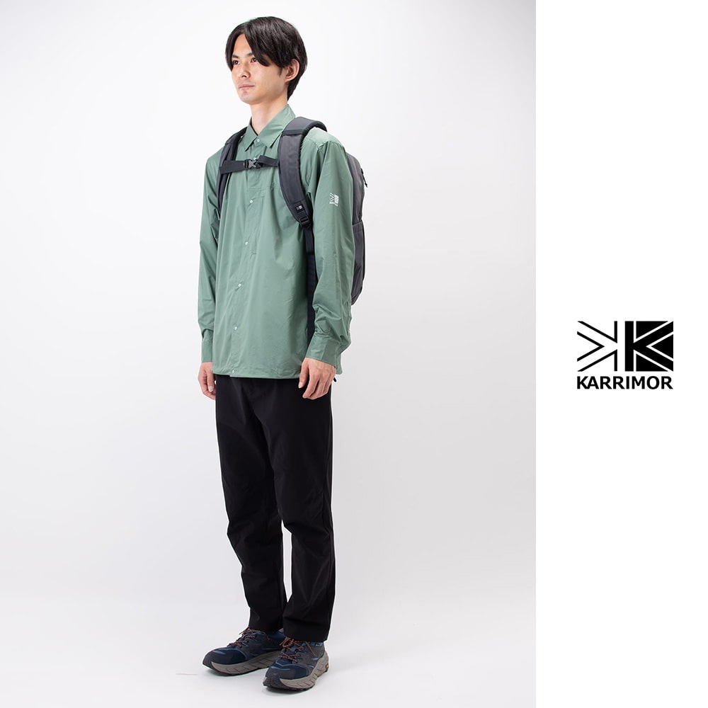 カリマー リュック バックパック 24L A4対応 15インチ PC収納 軽量 KARRIMOR ハイランズ24 2.ダークチャコール -501267-1210 2.ダークチャコール