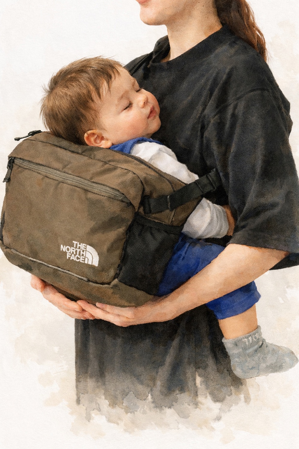 ノースフェイス ベビー ショルダーバッグ 斜め掛け 抱っこ紐 ヒップシート THE NORTH FACE スリングバッグ NMB82551 メンズ レディース キッズ 送料無料 誕生日プレゼント ギフト ラッピング無料 正規代理店 2.ニュートープグリーン -nmb82551nt 2.ニュートープグリーン