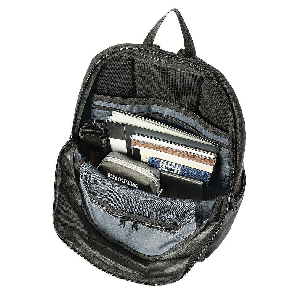 ブリーフィング バッグ リュック バックパック 28.7L A4 B4 A3 PC収納 BRIEFING MFC ワイドデイパック BRA253P43 メンズ ブラック -010 ブラック