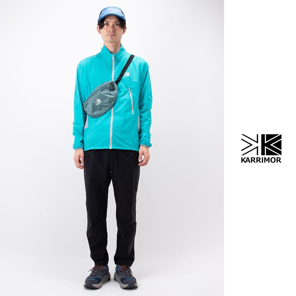 カリマー ウエストバッグ ボディバッグ 斜め掛け 2L A6対応 軽量 ミニ KARRIMOR スポーラン2 3.チャコール -501256-1200 3.チャコール