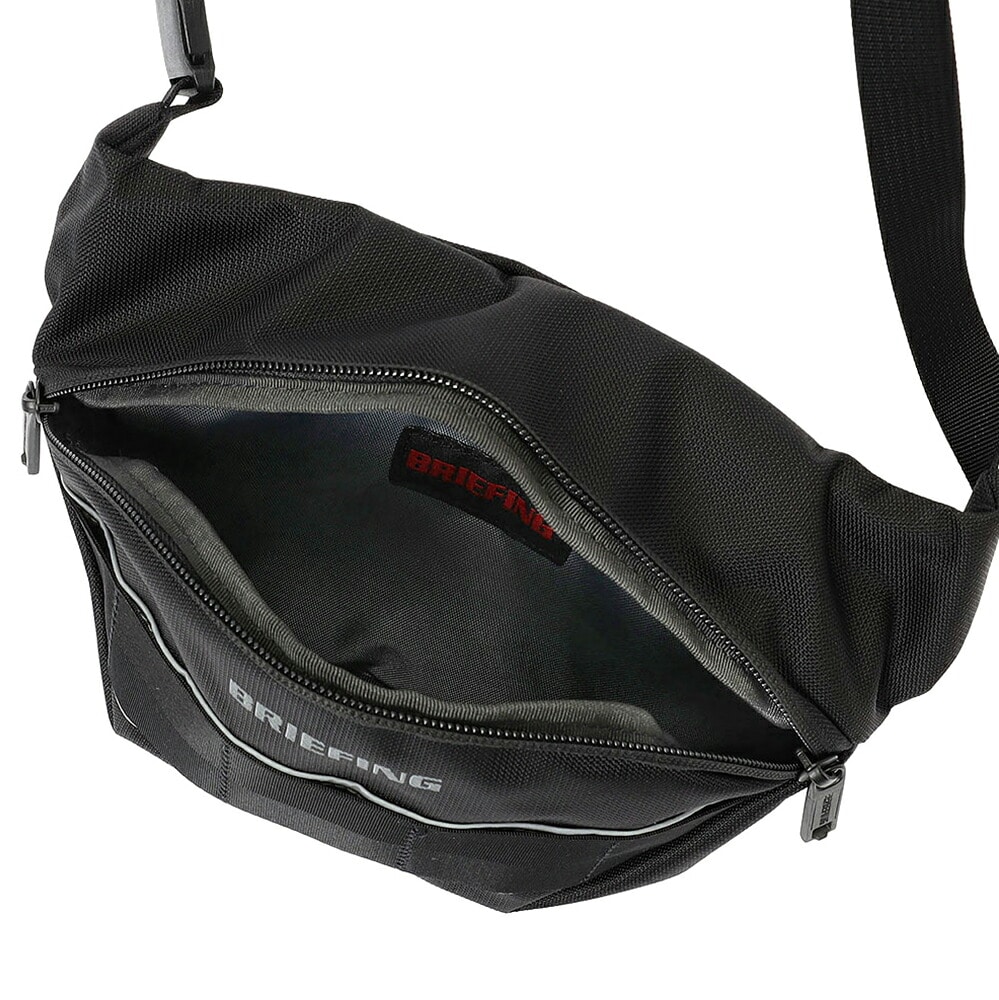 ブリーフィング バッグ ショルダーバッグ 斜め掛け ミニ A6 BRIEFING MFC クロスボディバッグ Sサイズ BRA253L40 メンズ ブラック -010 ブラック