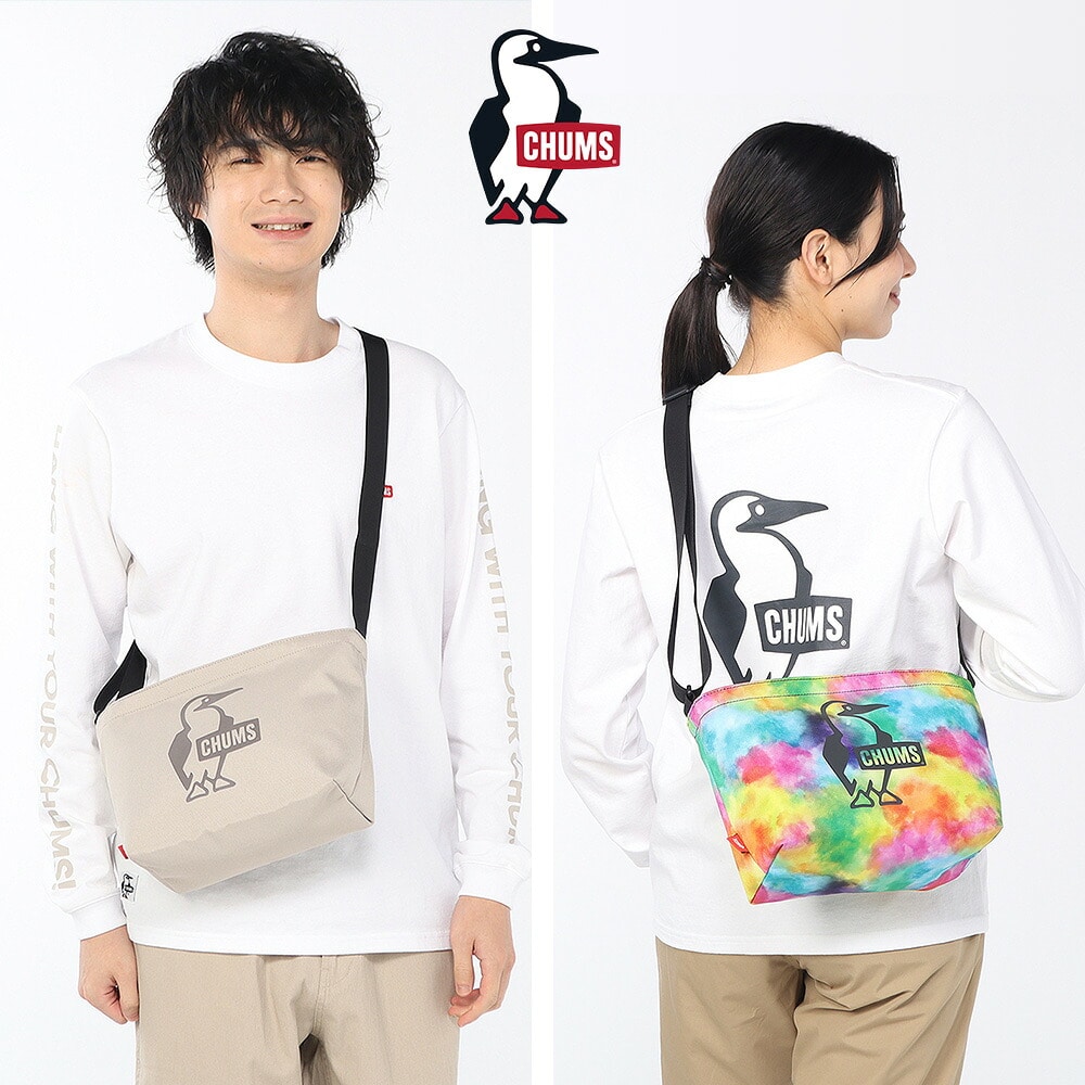 チャムス ショルダーバッグ 斜め掛け 4L B6 ミニ CHUMS リサイクルブービーショルダーバッグ CH60-4108 メンズ レディース キッズ 誕生日プレゼント ギフト ラッピング無料 正規代理店 2.ネイビー -604108n001 2.ネイビー