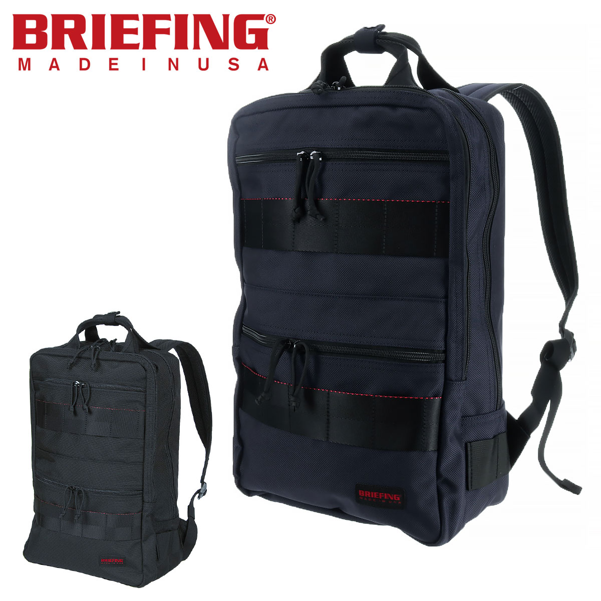 ブリーフィング BRIEFING ビジネスリュックサック SQ PACK brf298219 1.ブラック 10x010(1.ブラック):  Newbag Wakamatsu｜JAL Mall｜マイルがたまる・つかえる ショッピングモール