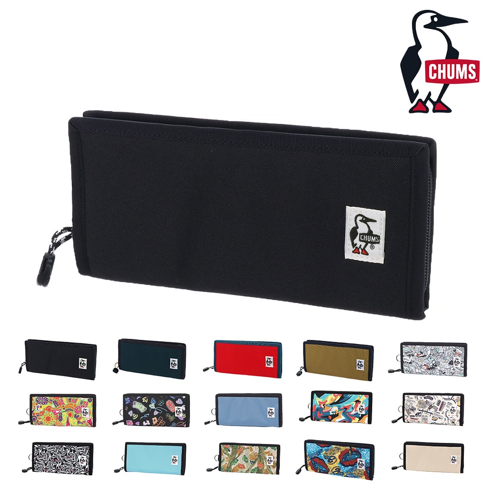 チャムス CHUMS 長財布 Recycle Billfold Wallet リサイクルビルフォルドウォレット ch60-3568 1.ブラック  -99x603568k001(1.ブラック): Newbag Wakamatsu｜JAL Mall｜マイルがたまる・つかえる ショッピングモール