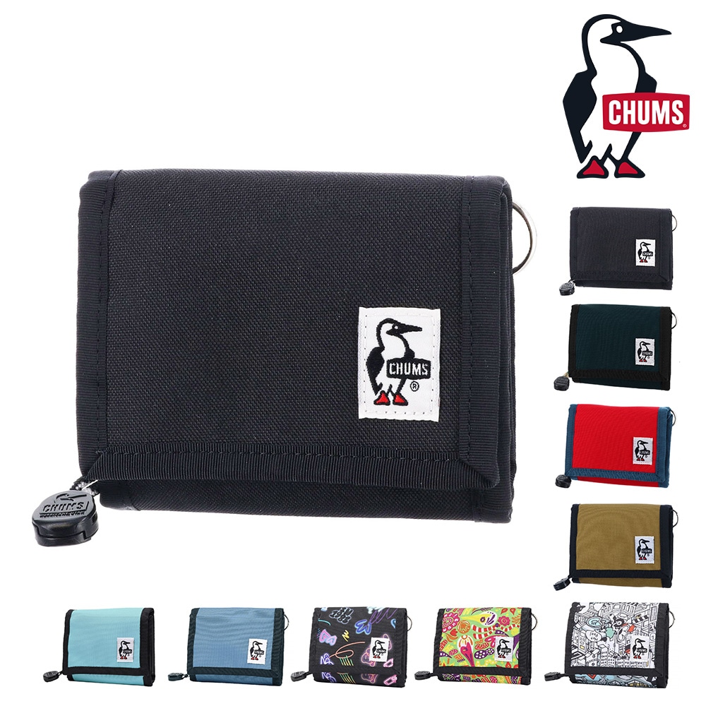 チャムス CHUMS 折財布 Recycle Multi Wallet リサイクルマルチウォレット ch60-3569 1.ブラック  -99x603569k001(1.ブラック): Newbag Wakamatsu｜JAL Mall｜マイルがたまる・つかえる ショッピングモール