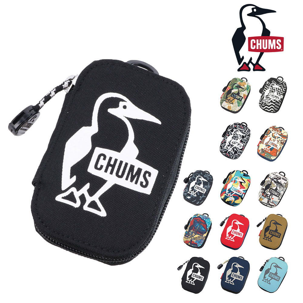 チャムス CHUMS キーケース リサイクルオーバルキージップケース Recycle Oval Key Zip Case ch60-3580  1.ブラック -99x603580k001(1.ブラック): Newbag Wakamatsu｜JAL Mall｜マイルがたまる・つかえる  ショッピングモール