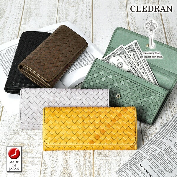 クレドラン CLEDRAN 長財布 ECRI/エクリ cl2837 99x832154 1.キャメル 