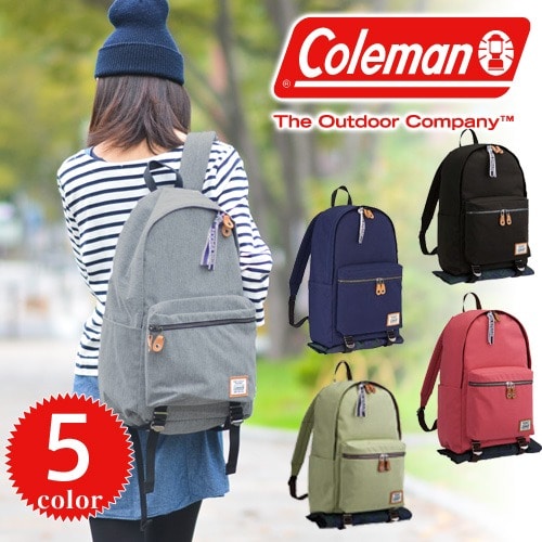 コールマン リュック Coleman リュックサック デイパック JOURNEY/ジャーニー [JOURNEY DAY PACK] 21687  99x21687 1.ブラック(1.ブラック): Newbag Wakamatsu｜JAL Mall｜マイルがたまる・つかえる ショッピングモール