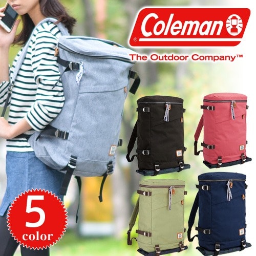 コールマン リュック Coleman リュックサック デイパック JOURNEY/ジャーニー [JOURNEY SCOUTMASTER] 21695  99x21695 1.ブラック(1.ブラック): Newbag Wakamatsu｜JAL Mall｜マイルがたまる・つかえる ショッピングモール