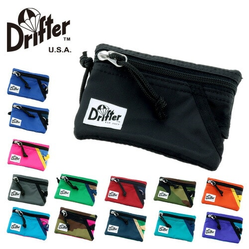 ドリフター Drifter ミニ財布 コインケース キーケース [KEY COIN POUCH/キーコインポーチ] dfv0230  99xdfv023001 1.ブラック(1.ブラック): Newbag Wakamatsu｜JAL Mall｜マイルがたまる・つかえる  ショッピングモール