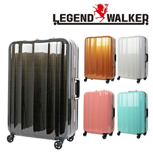 スーツケース キャリーケース ハード 旅行 レジェンドウォーカー LEGEND WALKER スーツケース 53L 6702-58 32  4.ピンク(4.ピンク): Newbag Wakamatsu｜JAL Mall｜マイルがたまる・つかえる ショッピングモール