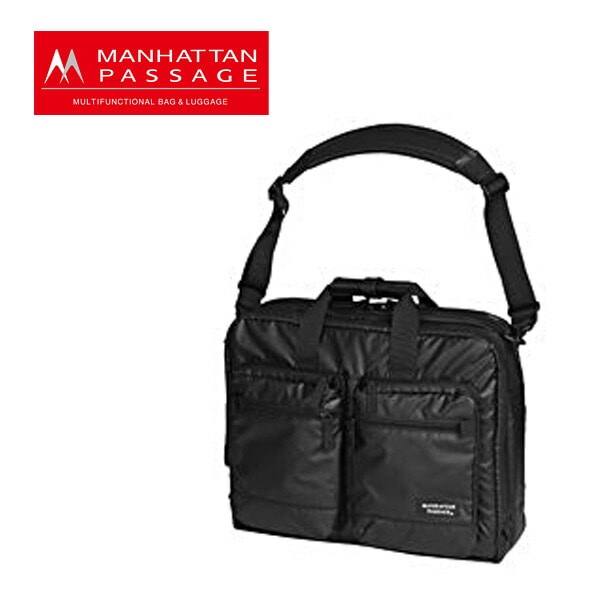 マンハッタンパッセージ MANHATTAN PASSAGE 2wayビジネスバッグ ショルダーバッグ プラス 3290 10xbkg  ブラック(ブラック): Newbag Wakamatsu｜JAL Mall｜マイルがたまる・つかえる ショッピングモール