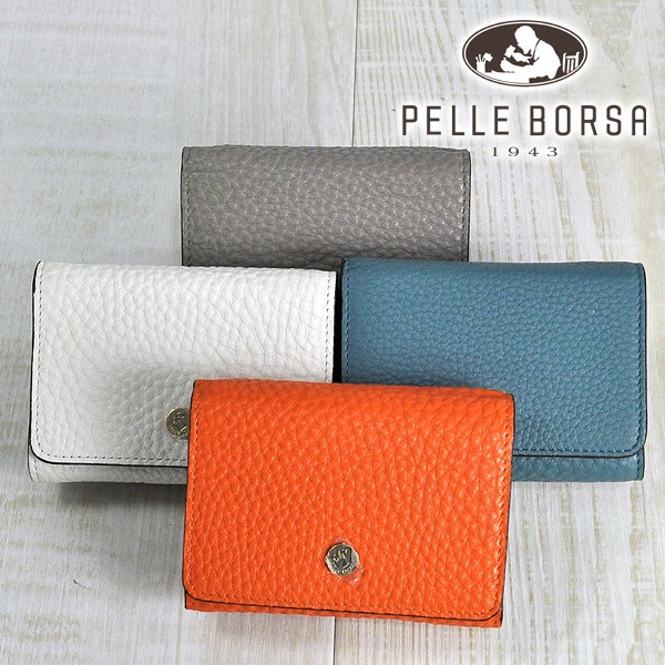 ペレボルサ PELLE BORSA 三つ折財布 Mano Goods/マーノグッズ 204723 