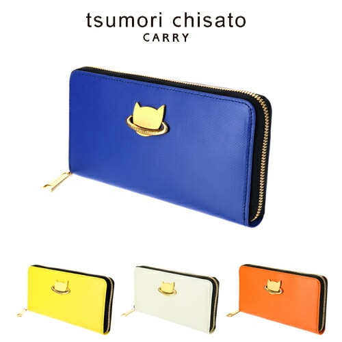 ツモリチサト tsumori chisato ラウンドファスナー長財布 ネコプラネット 57988 20x02 1.ホワイト(1.ホワイト):  Newbag Wakamatsu｜JAL Mall｜マイルがたまる・つかえる ショッピングモール