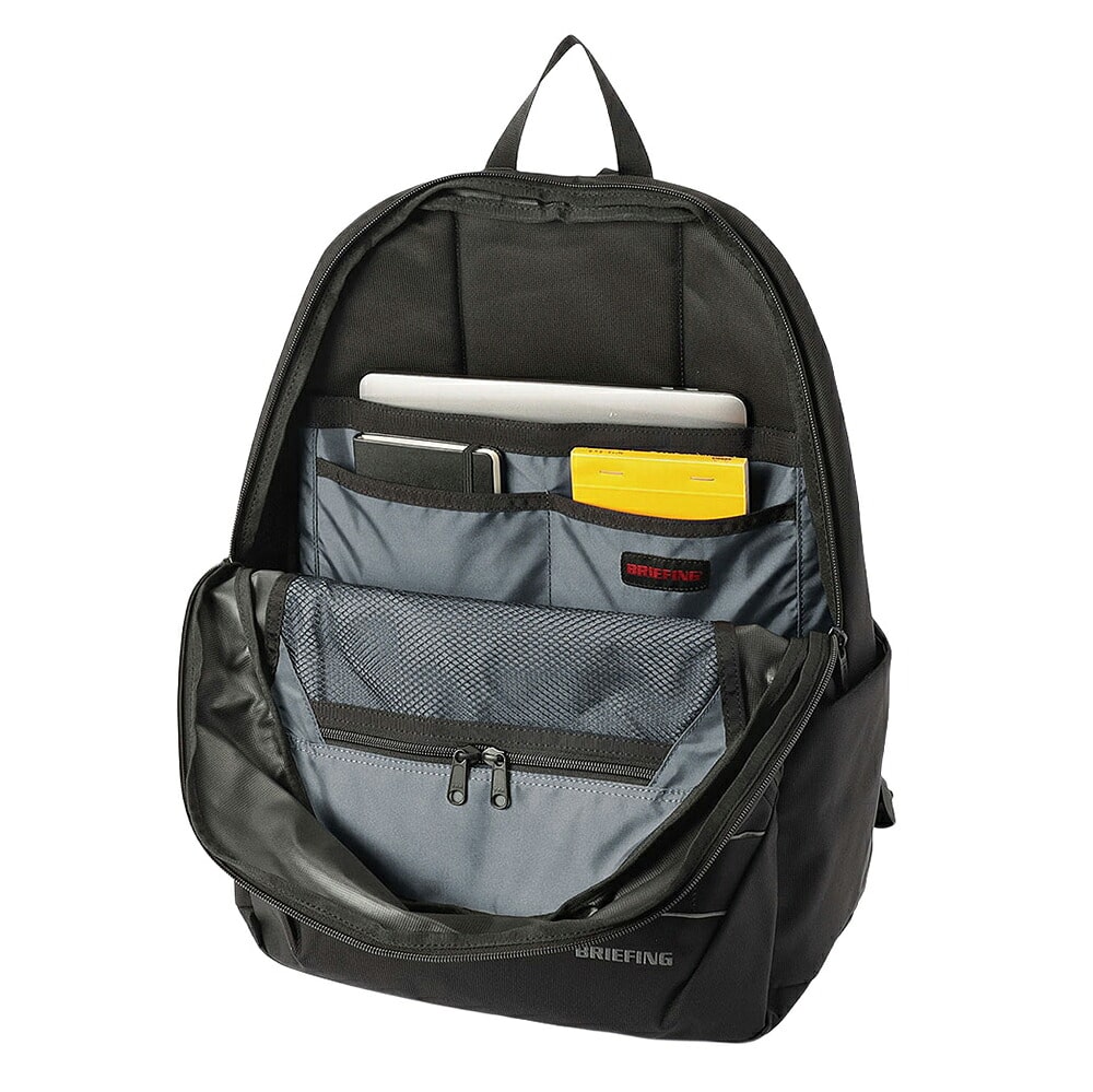 ブリーフィング バッグ リュック バックパック 28.7L A4 B4 A3 PC収納 BRIEFING MFC ワイドデイパック BRA253P43 メンズ ブラック -010 ブラック