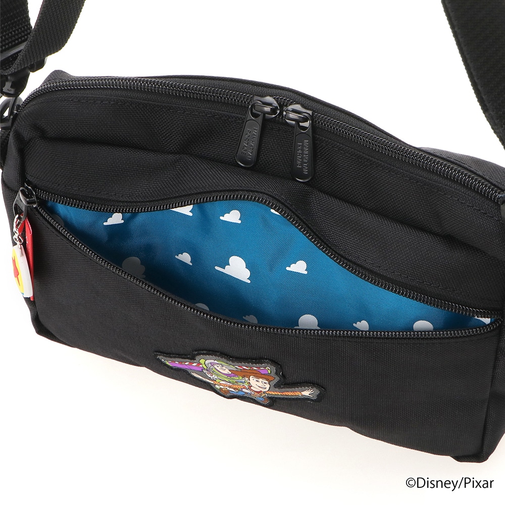 マンハッタンポーテージ ディズニー ピクサー トイ・ストーリー ショルダーバッグ 斜め掛け ジョガー(L) JPN VER2 MP1404L2TOY ブラック -1000 ブラック