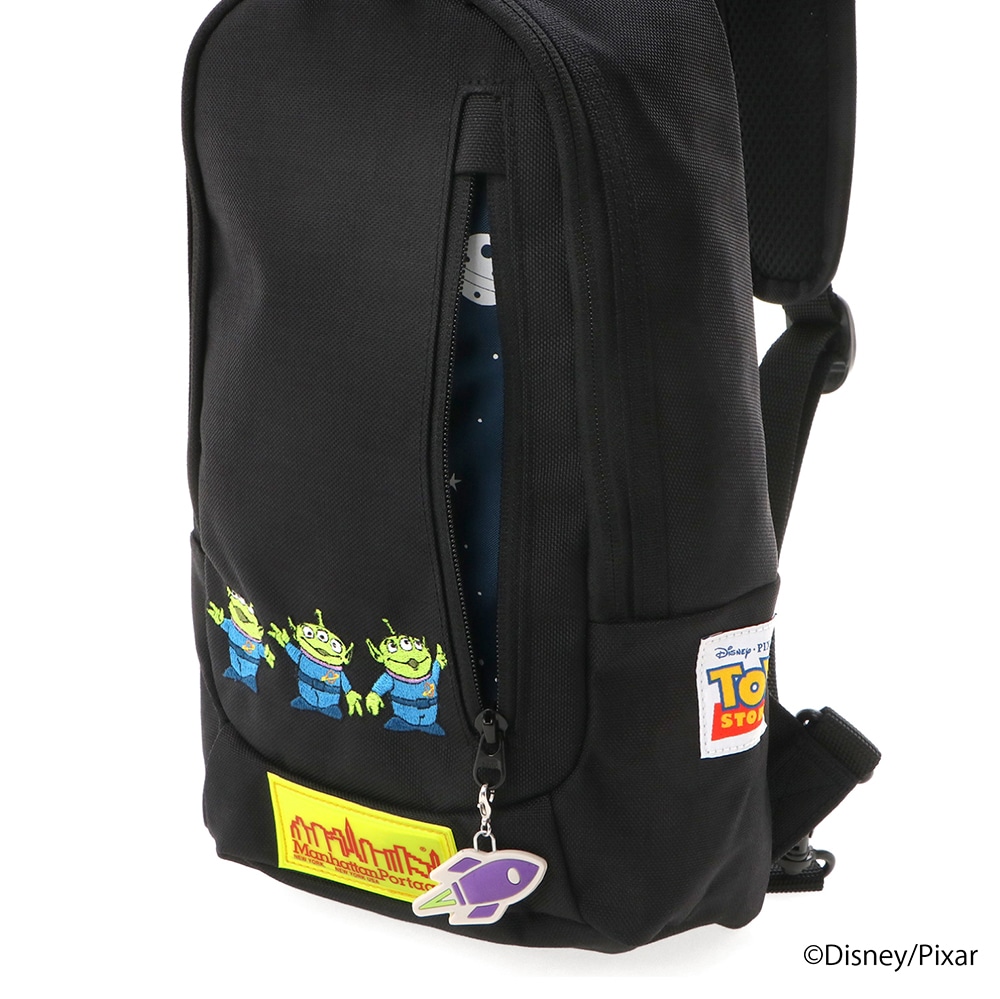 マンハッタンポーテージ ディズニー ピクサー トイ・ストーリー リトルイタリークロスボディバッグ MP1927TOY ブラック -1000 ブラック