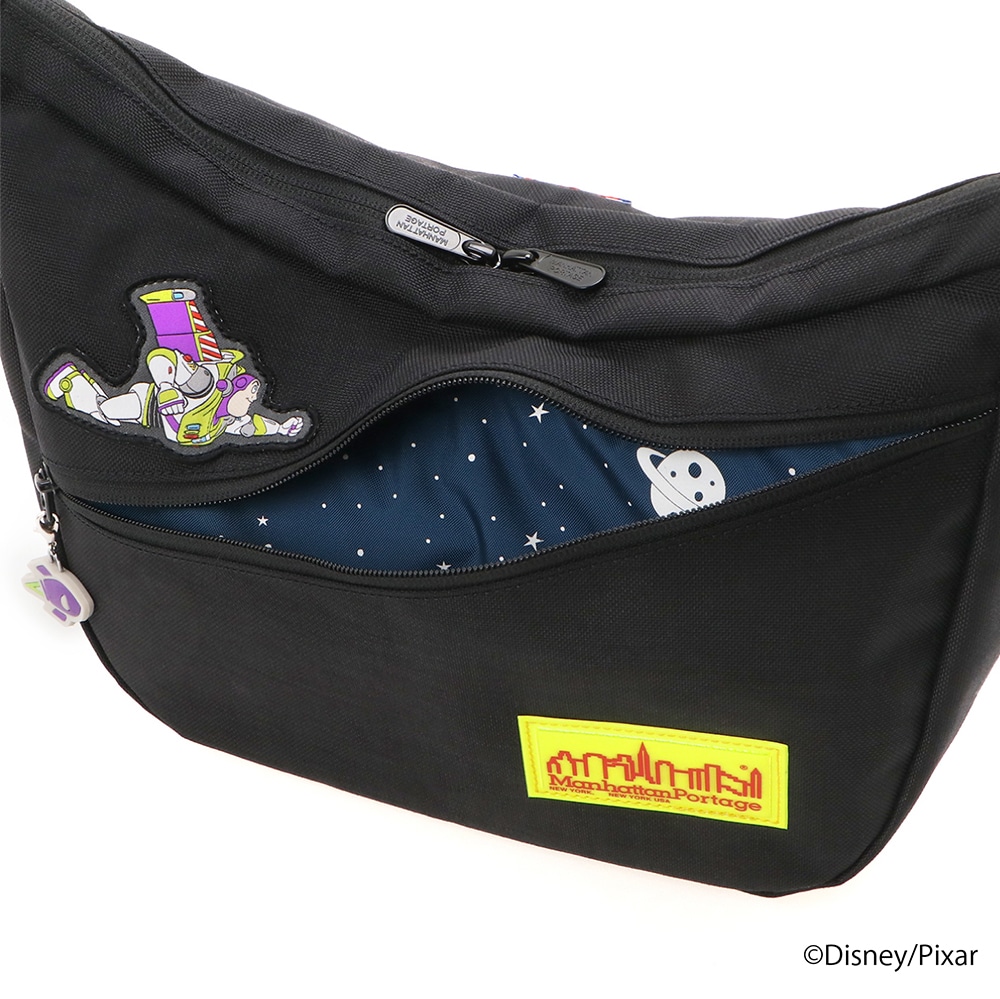 マンハッタンポーテージ ディズニー ピクサー トイ・ストーリー 斜め掛け デュエットショルダーバッグ MP2409TOY ブラック -1000 ブラック