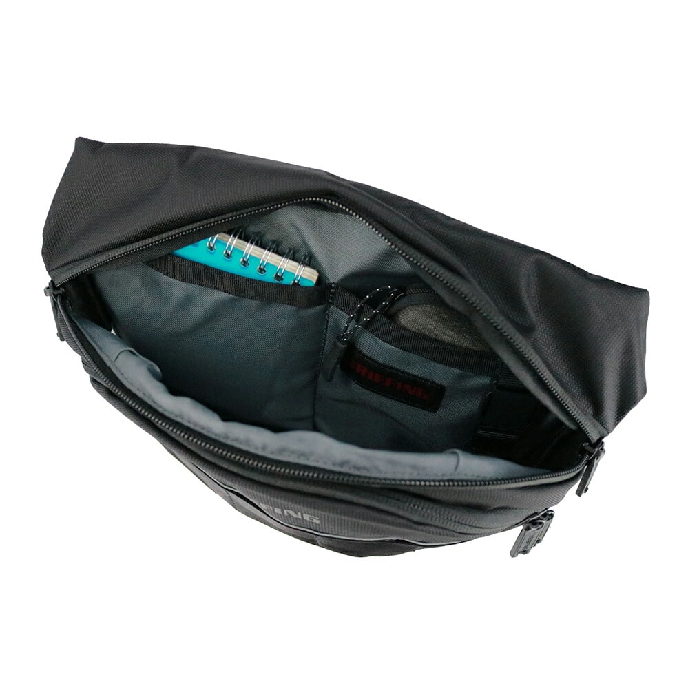 ブリーフィング バッグ ショルダーバッグ 斜め掛け ミニ B6 BRIEFING MFC クロスボディバッグ Mサイズ BRA253L41 メンズ ブラック -010 ブラック