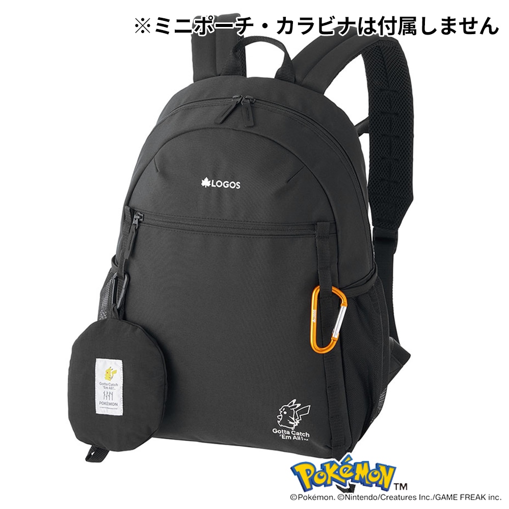 ポケモン ロゴケース　20cm ロゴス ポケモン リュック 20L A4 14インチPC収納 撥水 LOGOS
