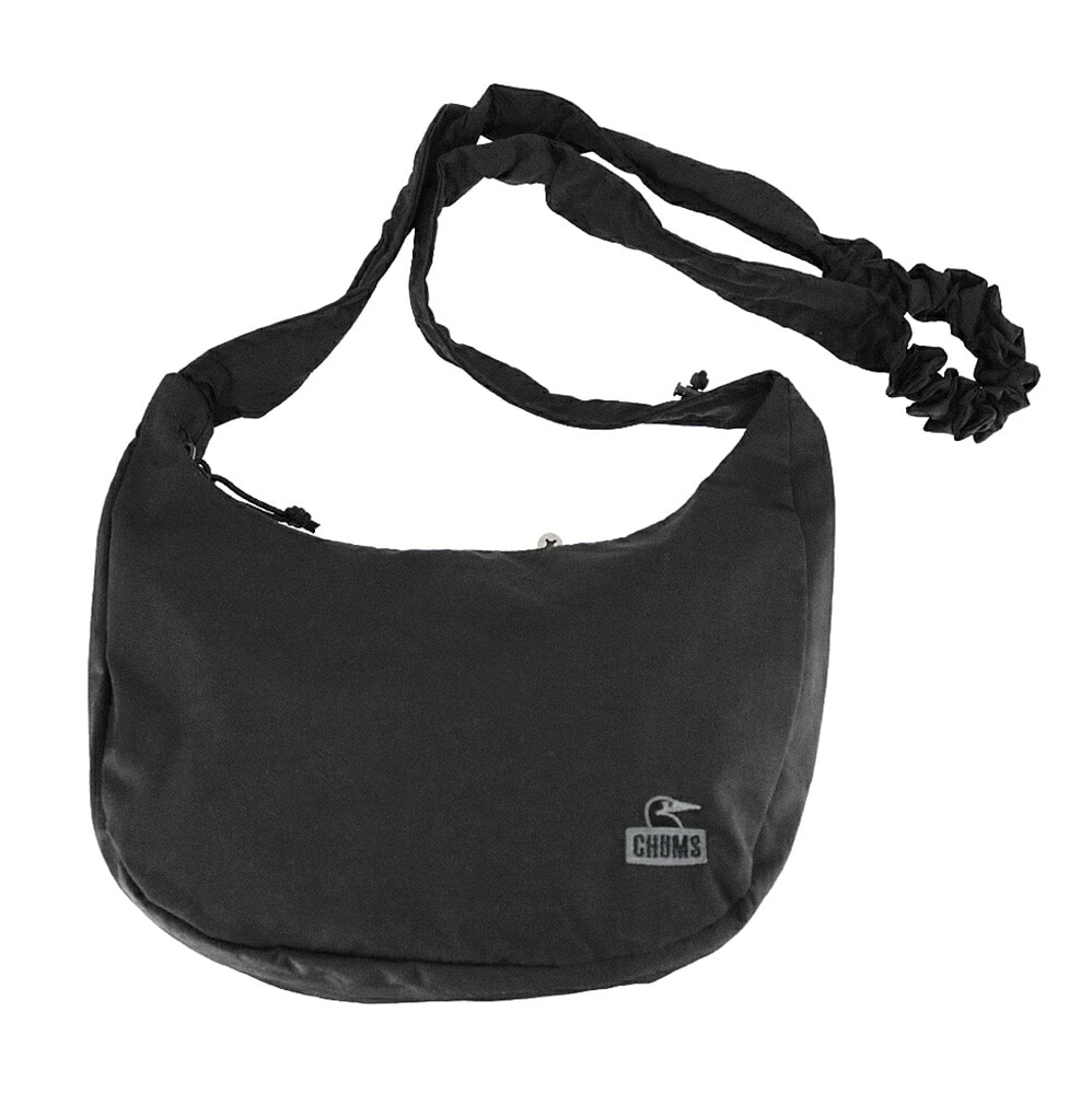 チャムス ショルダーバッグ 斜め掛け 3L A5 コンパクト CHUMS ウェービーストラップミニバナナショルダーバッグ CH60-4142 メンズ レディース キッズ 誕生日プレゼント ギフト ラッピング無料 正規代理店 1.ブラック -604142k001 1.ブラック