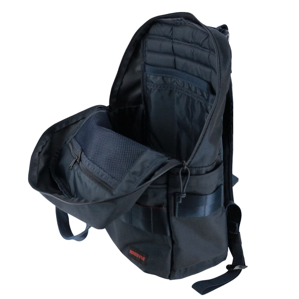 ブリーフィング リュック B4 ビジネス PC収納 BRIEFING モジュールウェア スクエアパックMW SQパック BRA261P03 2.ネイビー -076 2.ネイビー
