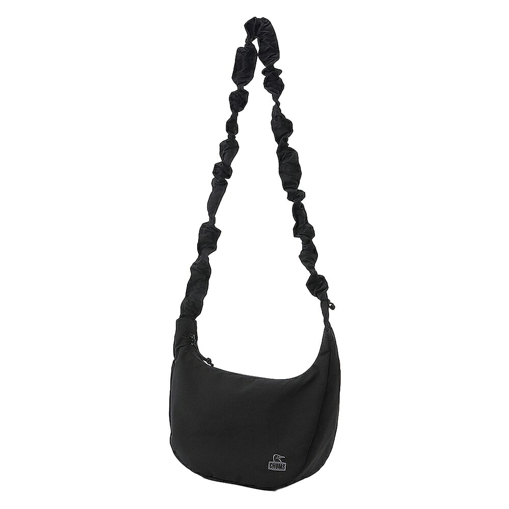 チャムス ショルダーバッグ 斜め掛け 3L A5 コンパクト CHUMS ウェービーストラップミニバナナショルダーバッグ CH60-4142 メンズ レディース キッズ 誕生日プレゼント ギフト ラッピング無料 正規代理店 1.ブラック -604142k001 1.ブラック