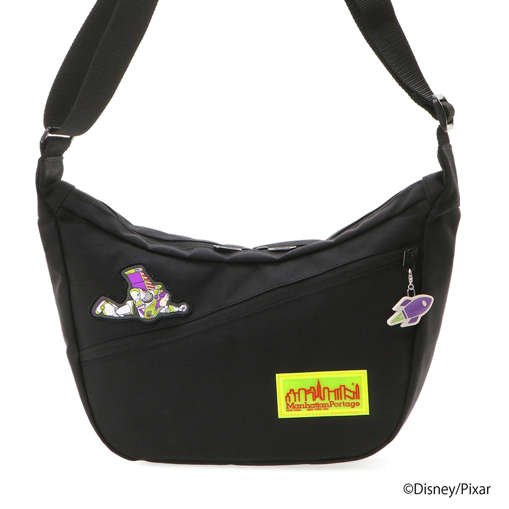 マンハッタンポーテージ ディズニー ピクサー トイ・ストーリー 斜め掛け デュエットショルダーバッグ MP2409TOY ブラック -1000 ブラック