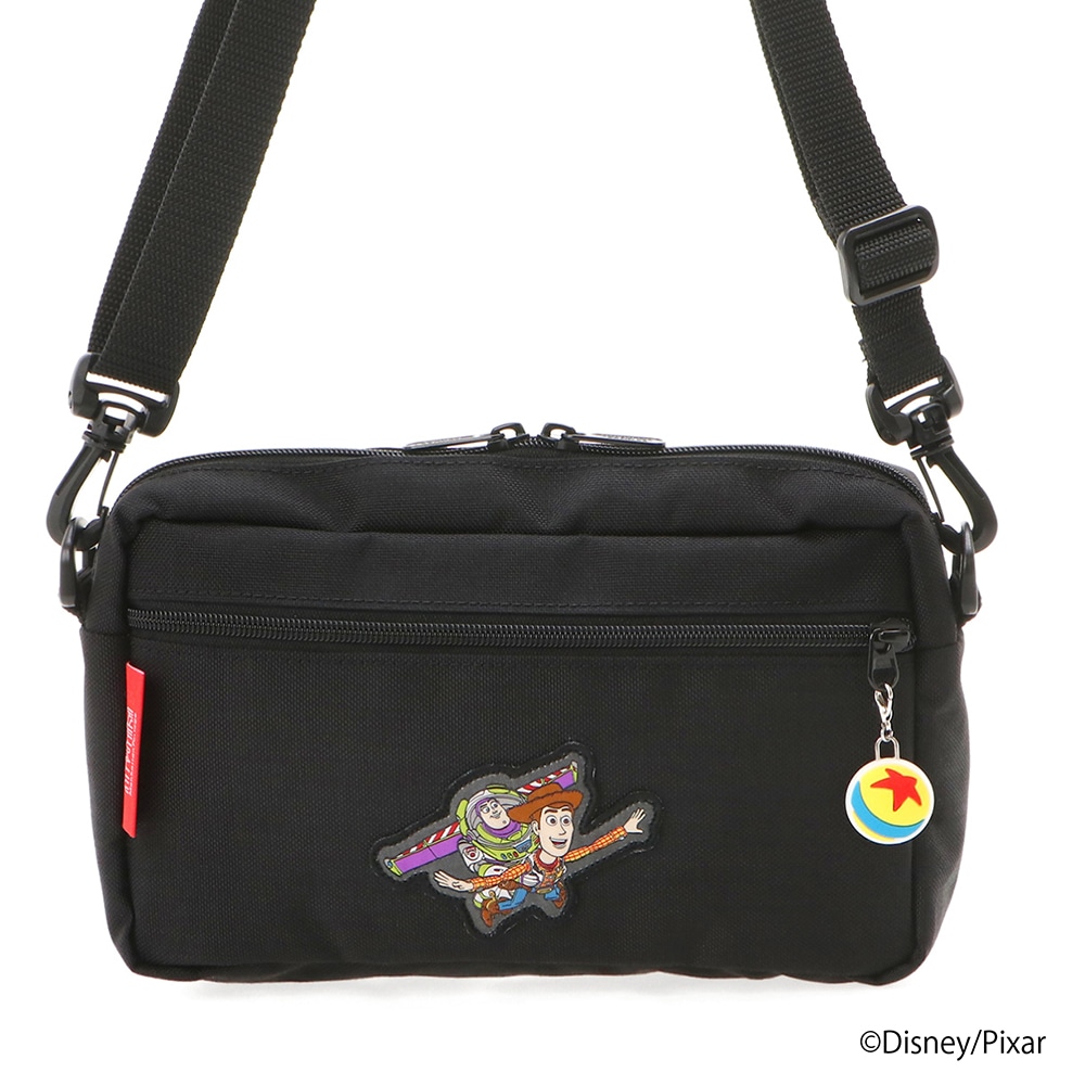 マンハッタンポーテージ ディズニー ピクサー トイ・ストーリー ショルダーバッグ 斜め掛け ジョガー(L) JPN VER2 MP1404L2TOY ブラック -1000 ブラック