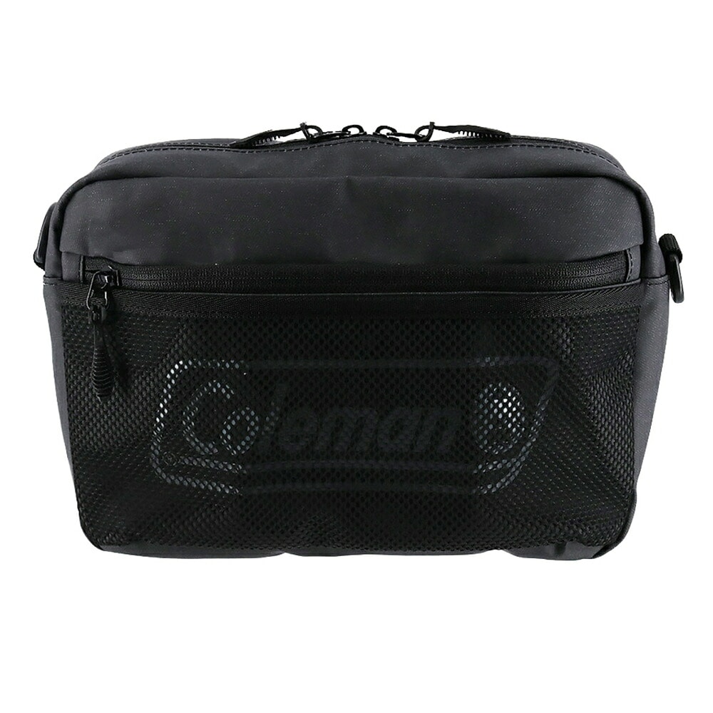 コールマン 防水 ショルダーバッグ 斜め掛け ポーチ 3.5L A5 コンパクト Coleman シールドショルダーポーチ メンズ レディース キッズ 誕生日プレゼント ギフト ラッピング無料 正規代理店 1.ヘザーブラック -37790 1.ヘザーブラック