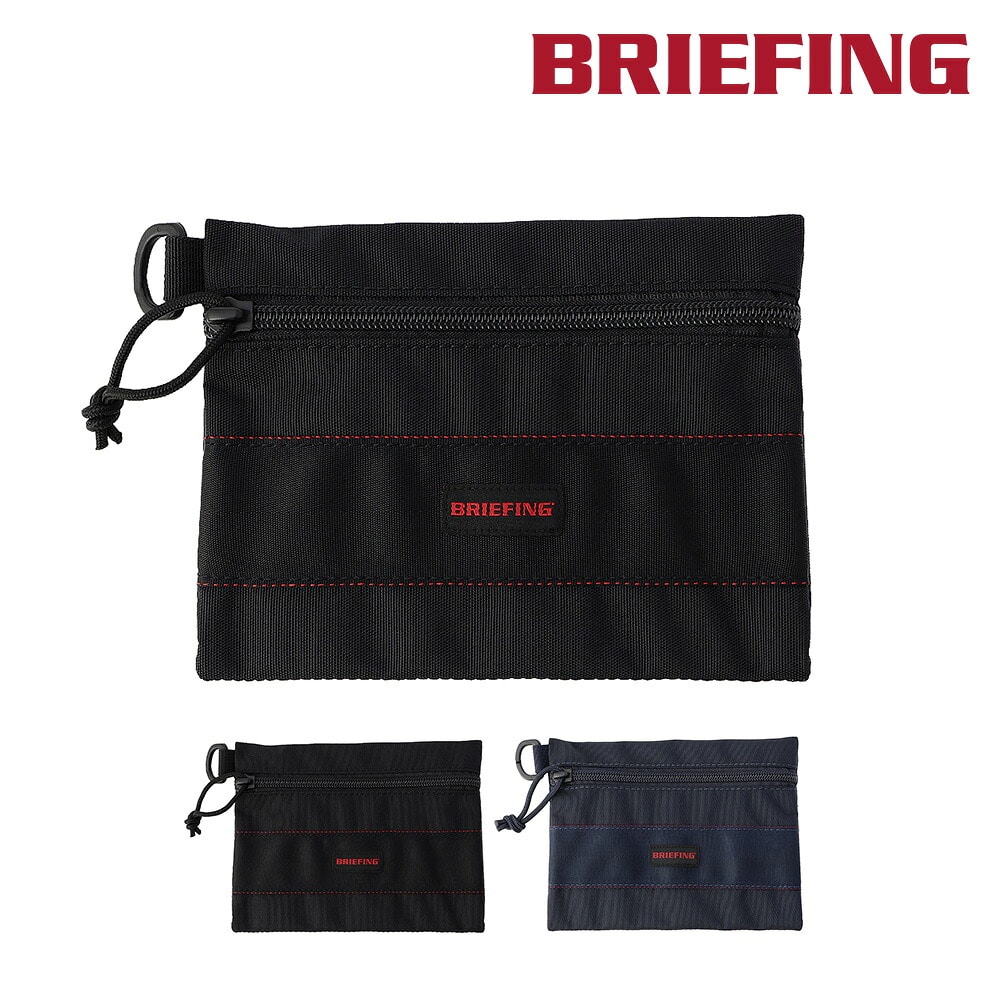 ブリーフィングポーチ マルチポーチ 薄マチ 小物入れ ミニ BRIEFING モジュールウェア フラットポーチ(M)MW GEN2 BRA233A40 メンズ 1.ブラック -010 1.ブラック