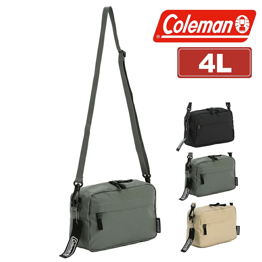 コールマン ショルダーバッグ 斜め掛け 横型 4L B6 軽量 サブバッグ Coleman ユニウォーカーポーチ メンズ レディース キッズ 誕生日プレゼント ギフト ラッピング無料 正規代理店 2.グレー -2234426 2.グレー