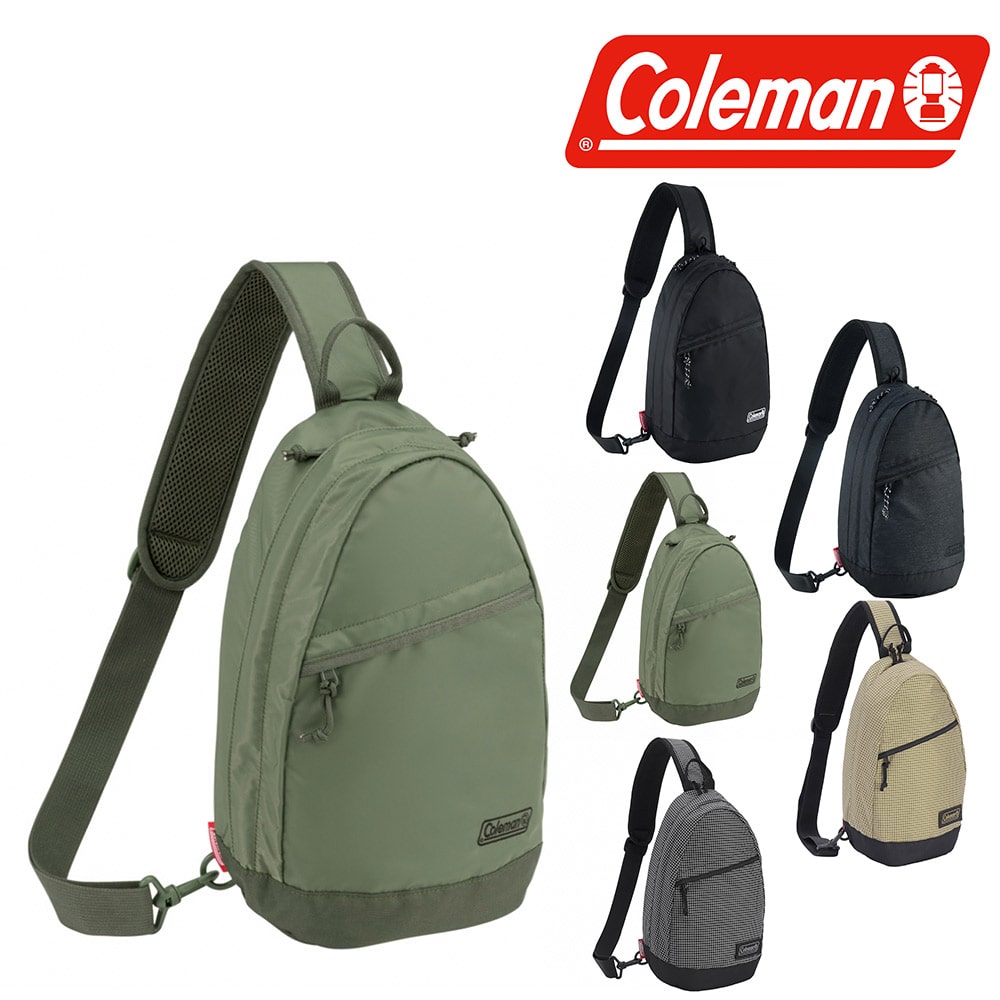 コールマン バッグ ボディバッグ ワンショルダー 縦型 Coleman ウォーカースリングバッグ 6.5L B5対応 メンズ レディース キッズ 誕生日プレゼント ギフト ラッピング無料 正規代理店 3.フォレストグリーン -99x39008 3.フォレストグリーン