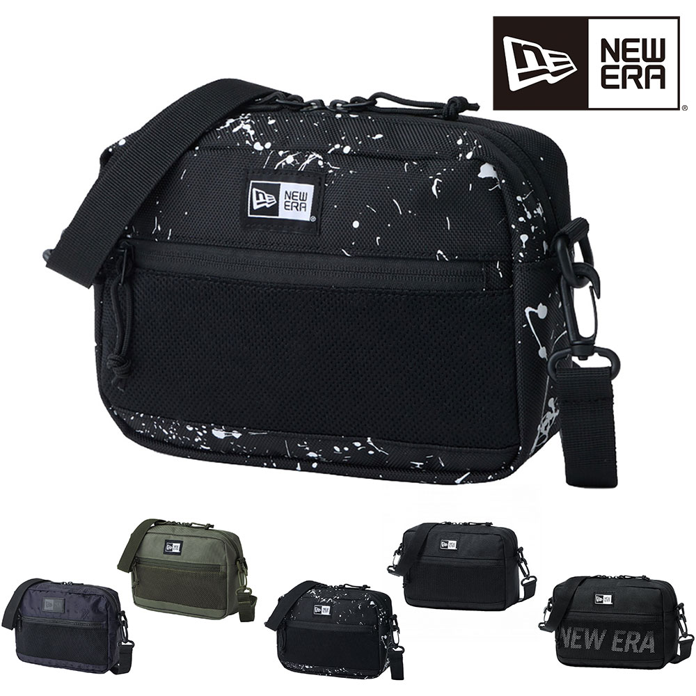 ニューエラ バッグ ショルダー バッグ ポーチ NEW ERA ショルダーポーチ ラージ 2L A5 B6 メンズ レディース キッズ Lサイズ 誕生日プレゼント ギフト ラッピング無料 正規代理店 5.スプラッシュブラック -14750858 5.スプラッシュブラック