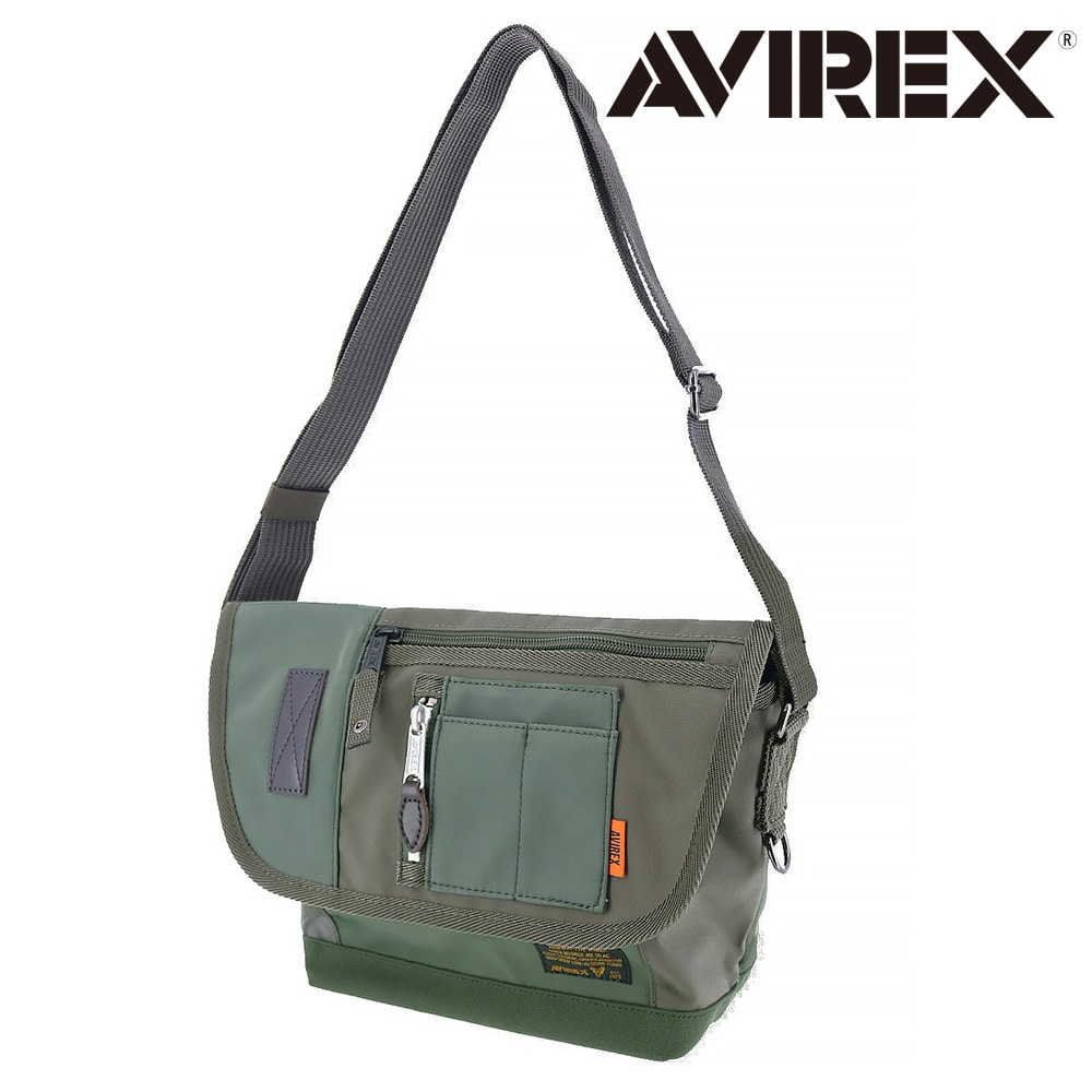 アヴィレックス AVIREX ソリッド SOLID ミニショルダーバッグ avx3520m カーキ -52 メンズ