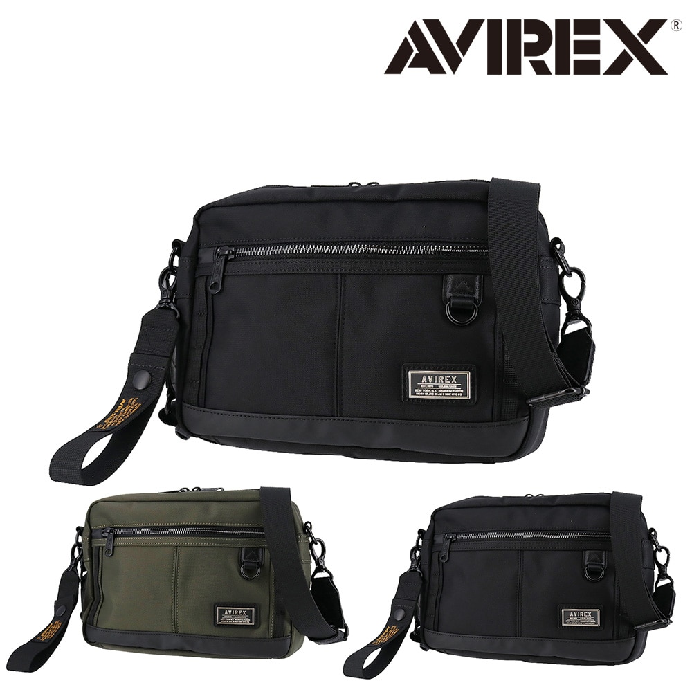 アヴィレックス AVIREX ミニショルダーバッグ ショルダー SOLID ソリッド ax2056 1.ブラック -10x10 メンズ