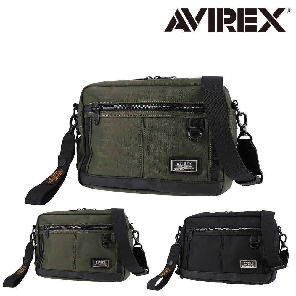 アヴィレックス AVIREX ミニショルダーバッグ ショルダー SOLID ソリッド ax2056 2.カーキ -51x52 メンズ