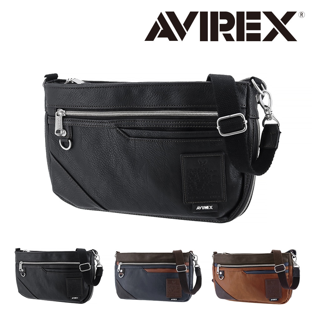 アヴィレックス AVIREX 2WAYショルダーバッグ スチュアート STUART ax5006 1.ブラック -10x10 メンズ