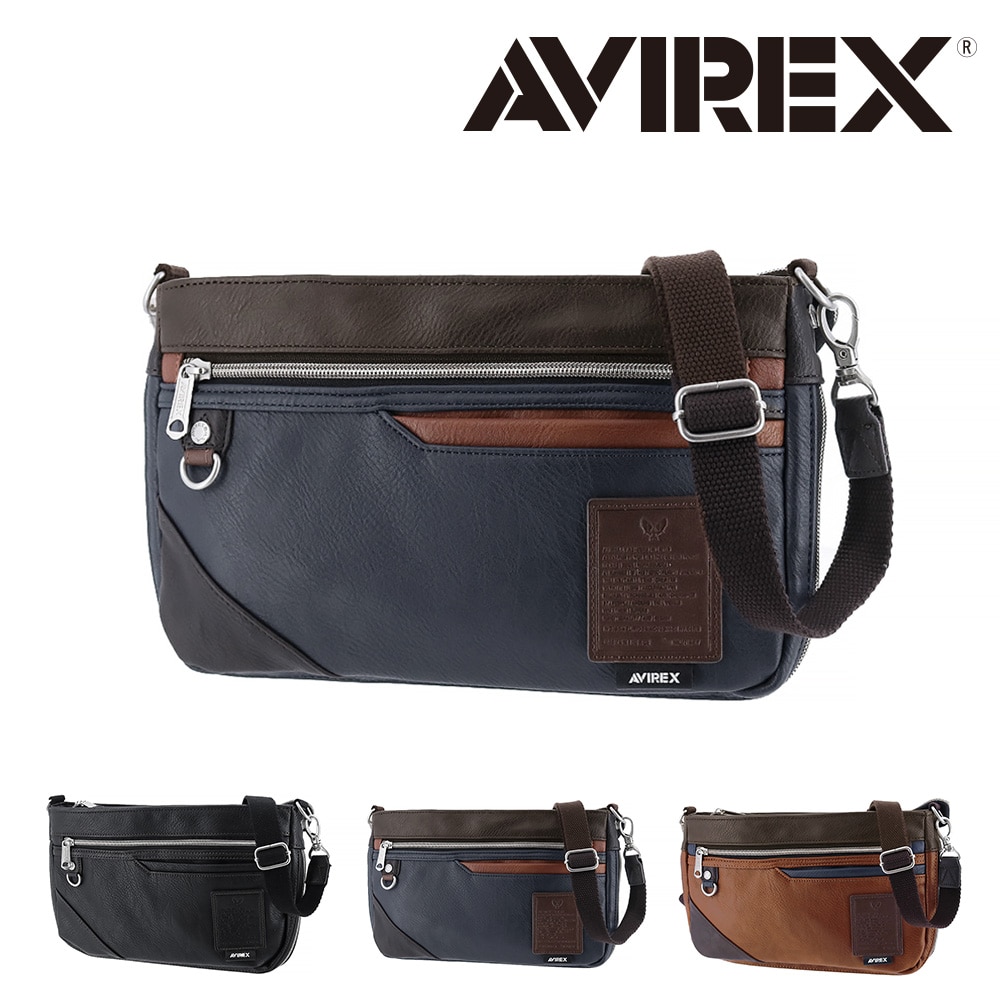アヴィレックス AVIREX 2WAYショルダーバッグ スチュアート STUART ax5006 2.ネイビー -60x60 メンズ